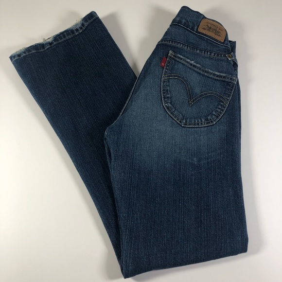 levi's 504 slouch flare jeans